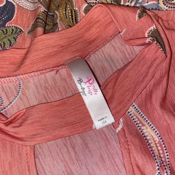 Pretty Please Boutique Tropical Floral Dress in Pink Size Small* - Picture 3 of 4